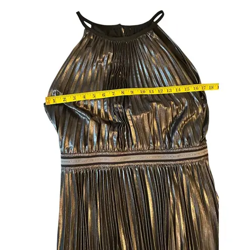 Bailey44 Bailey/44 Metallic Pleated Dress - Size 10
