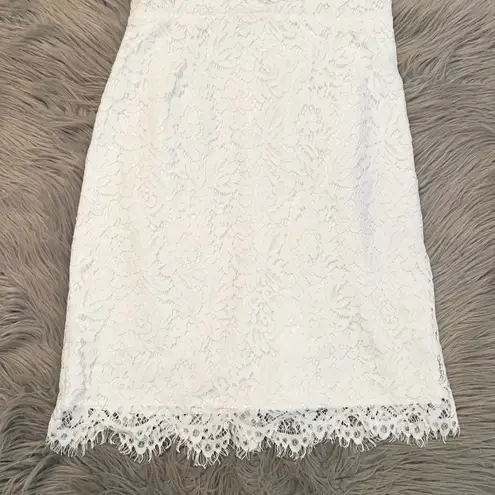 BB Dakota NWT  x Steve Madden | Cara High Neck White Lace Cocktail Dress