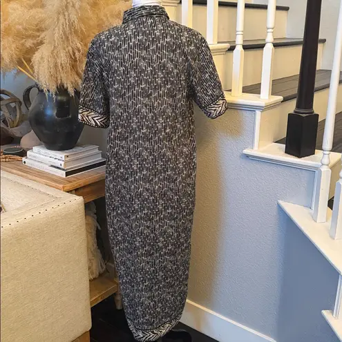 Garnet Hill Button Down Textured Gauze Cover-Up Dress Size Small