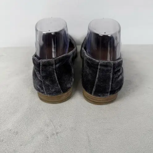 DV by Dolce Vita Womens 8 Purple Gray Slip On Velvet Loafers 096007318 Casual