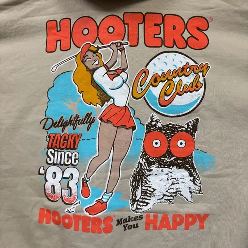 Hooters Country Club Delightfully Tacky Since 83 Hoodie Size Extra Large