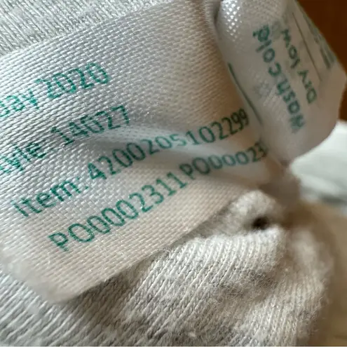 Marine layer Signature Lined Star Embroidered Joggers Sweatpants Grey Gray Large