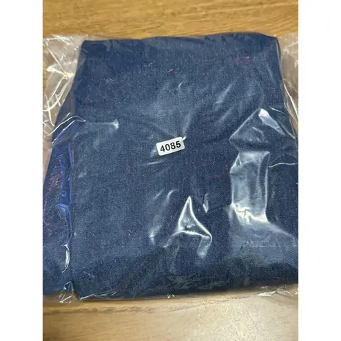 f.l. Malik Denim Style Womens Shirt Size Small Buttons Art To Wear Classic VTG Blue