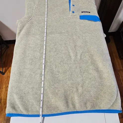 Patagonia  LW Synchilla Snap-T Fleece P/O - Oatmeal Heather w/Vessel Blue- W'S XL