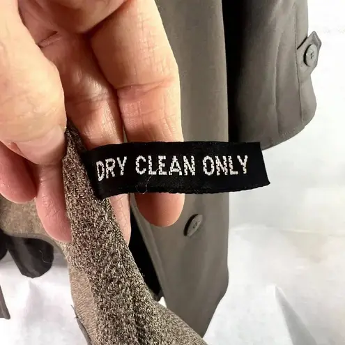 Regent Park Classic Tan Car Trench Coat Size Medium Brown