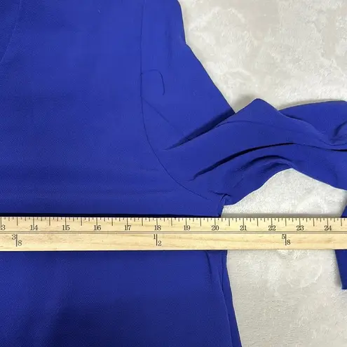 Passport Purple Asymmetrical Blouse with Bell Sleeves Size M