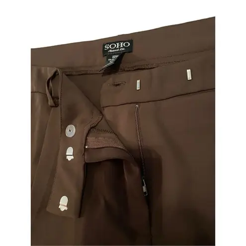 Soho Apparel Nwt Ltd Pleated Dress Pants 22W Formal Career Occupational