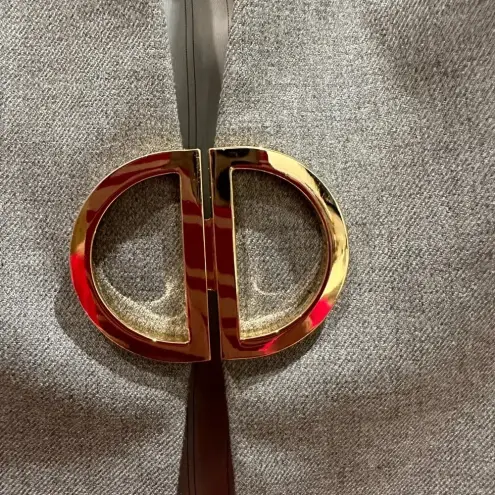 DKNY  Grey Collarless Gold D-Ring Jacket Blazer Women’s Size 6 Small Career