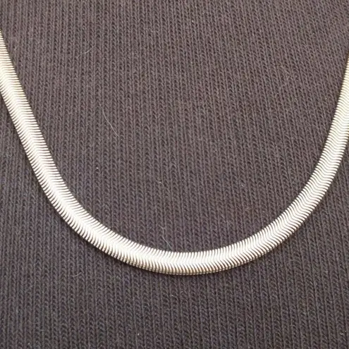 Alloy Herringbone Necklace, Lightweight & Stylish Fashion Jewelry Gold