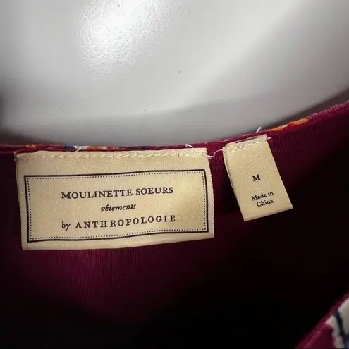 Moulinette Soeurs Anthropologie Brisbane Paisley Floral Maxi Dress Size Medium