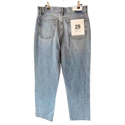 RE/DONE NWT  Originals 70's Stove Pipe Jeans in Medium Cool Blue Size 29 Straight