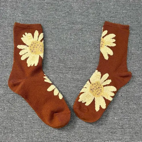 Daisy Socks - Cotton and  Jacquard