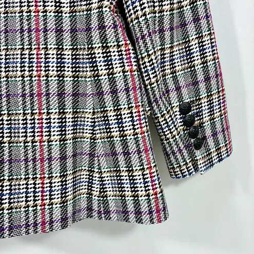 Veronica Beard Empire Tweed Plaid Dickey Jacket Multi 2 NWT Blazer