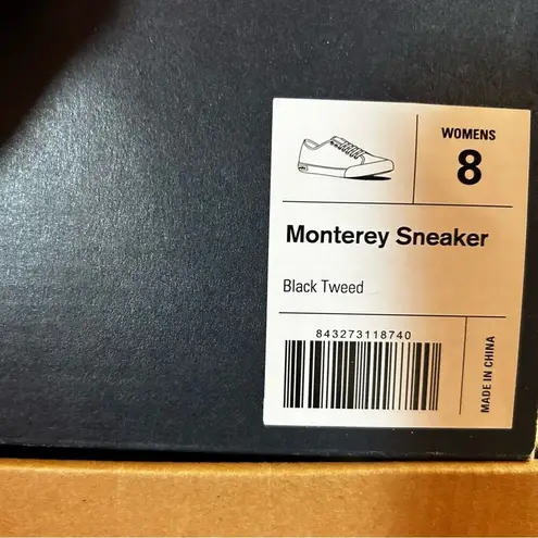 Seavees Monterey Black Tweed Sneaker Size Woman’s 8