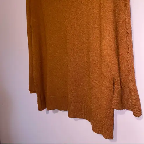 Liverpool Copper Heather Sweater L Lightweight V Neck Neutral Contemporary