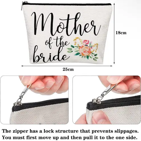 Brand New Mother of the Bride Makeup Pouch / Bag / Purse