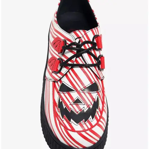 STRANGE CVLT Women’s Candy Cane Krypt Creepers Size 7 NEW New in box Red