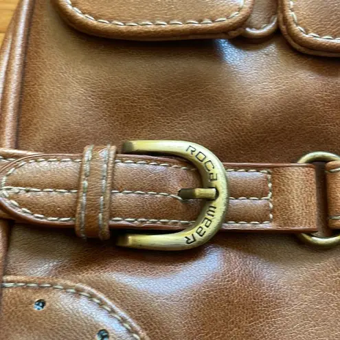 Rocawear Vintage Faux Leather Handbag Brown Y2K Streetwesr