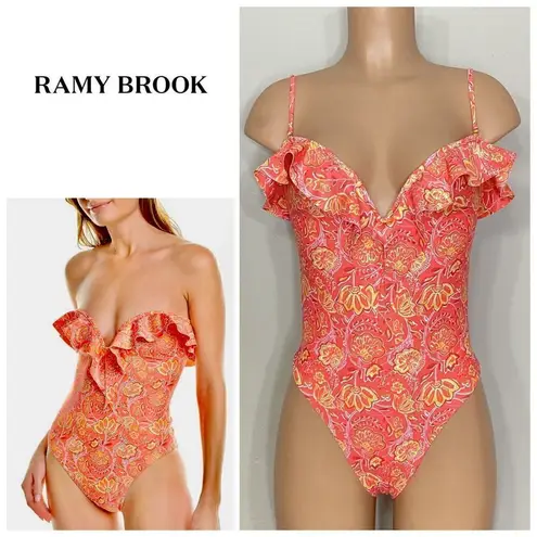Ramy Brook New. floral one piece swimsuit. Normally $258