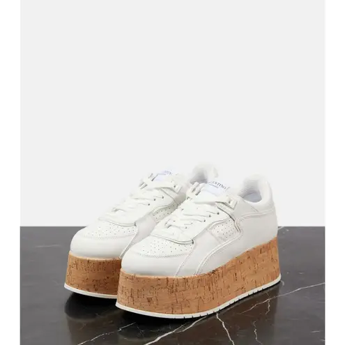 Valentino Garavani Freedots XL Sneaker in Bianco Naturale 36 New with Box Womens