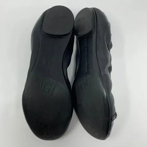 AGL Attilio Giusti Leombruni Chain Flats in Black Size 6