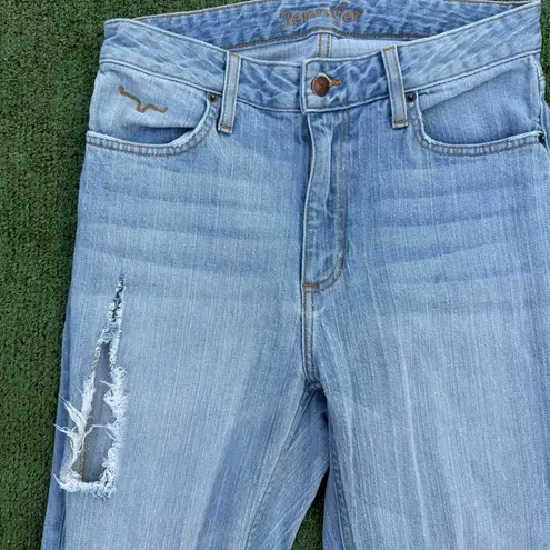 Kimes Ranch Jennifer Light Wash Distressed Jeans, size 6/30