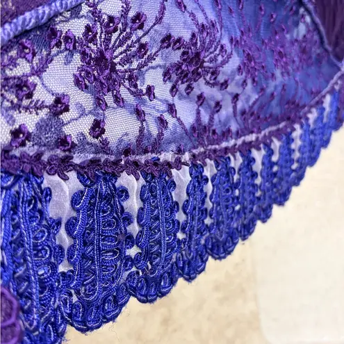 Martin McCrea Purple and Pink Quinceanera Princess Prom Dress HEAVY 6/8 Size M