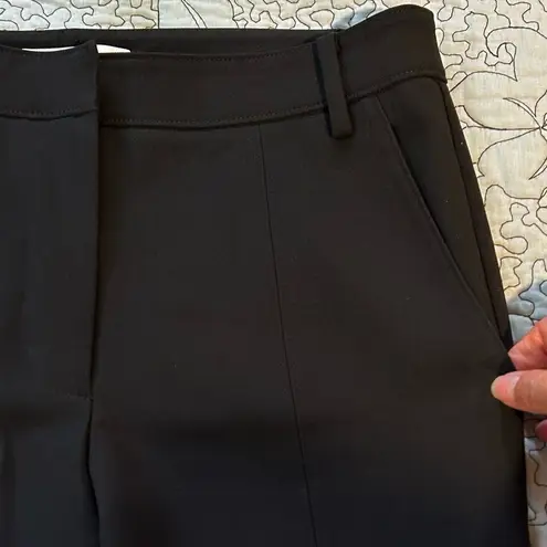 Tibi Anton Black Stretch Buckle Ankle Cuff Pants/Joggers SZ 2