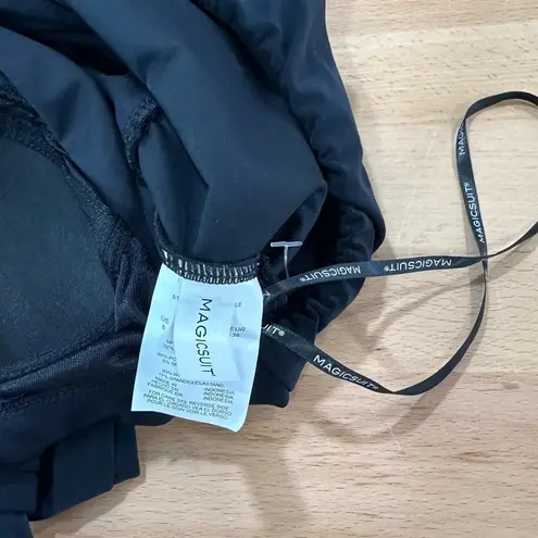 MiracleSuit MagicSuit Dungarees Marisa Romper
One Piece Swimsuit Black NWOT 8