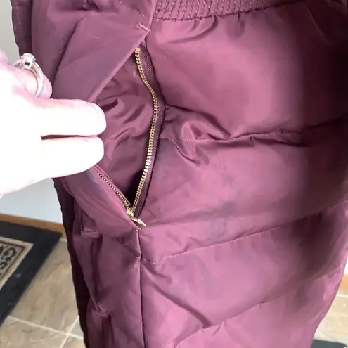 Cole Haan  Merlot Goose Down Puffer Coat