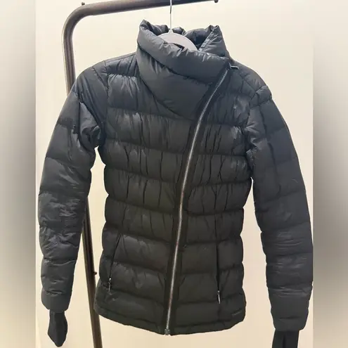 Athleta  Down About Puffer Jacket in Black GOOSE DOWN
