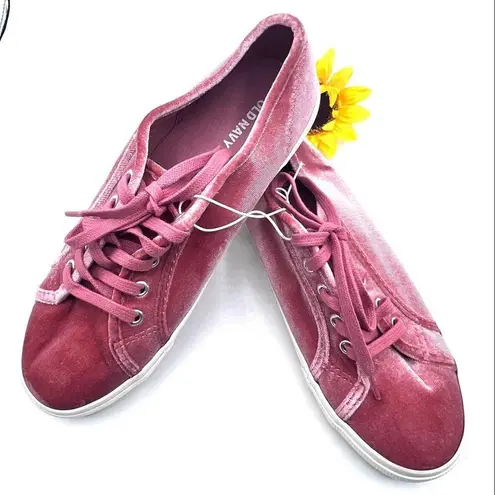 Old Navy   Womens Lace Up Bubble Gum Pink Sneakers Sz 9