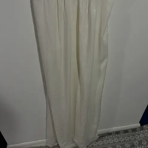 Soma NWT Jacquard Maxi Bra Dress In White Size Medium