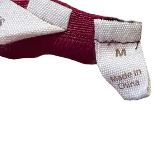 Soft Surroundings Soft Surrounding Red Romantic Scarlette Rose Sheer Satin Long Sleeve Tunic Top - Image 6