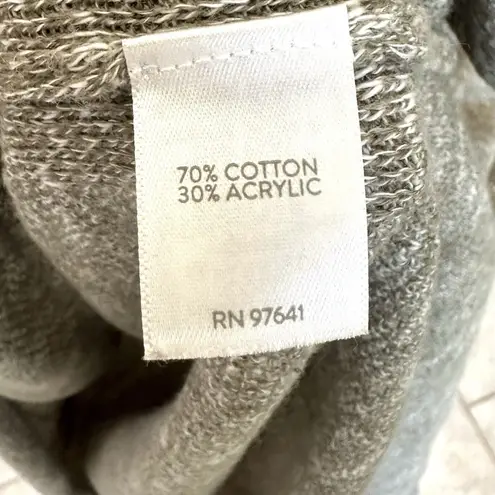 Pure Jill by J. Jill Dress Med Tall Heathered Olive Green Gray Sleeveless Baggy