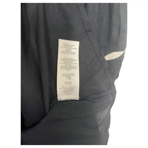 Free People  Dress Womens 2 Delightful Birds Of A Feather Embroidered Flare Black