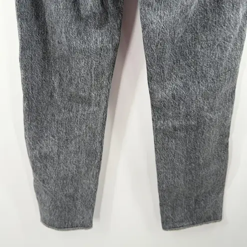 SLVRLAKE Hero Jeans Size 25 Midnight Rider NEW Distress High Rise Fray Straight Black