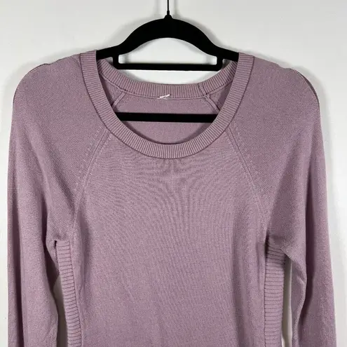 Lululemon  Hello Aloe Pullover Women's Sweater‎ Antoinette/Figue Size 4 athletic