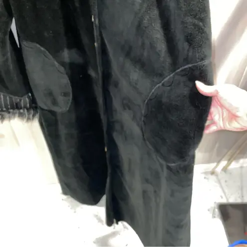 Vintage Lee Anderson handmade couture black widow whimsigoth duster jacket White Size XL