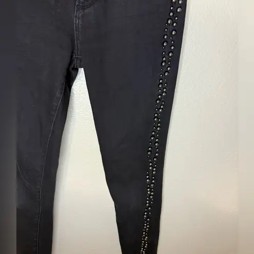 Driftwood Women's Jackie Faux Pearl-embellished Ankle Slim Skinny Jeans size 26