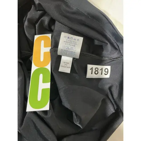 Womans Landsend Black Nylon Tennis Skort Size 12