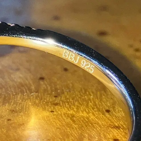 Red Labradorite Vermelho Red Garnet Sterling Silver Ring Size 7