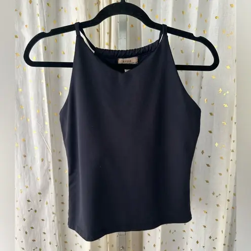 Susan Lawrence B.Y.B.B. By Black Slight V Neck Sleeveless Racerback Top S