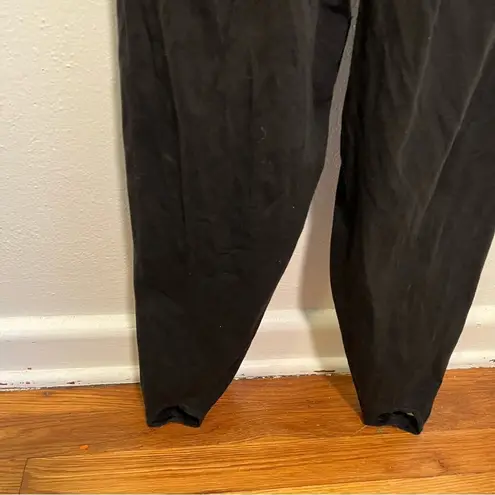 Vintage PG Collections Ginger Bort Jumpsuit Black White Embroidered