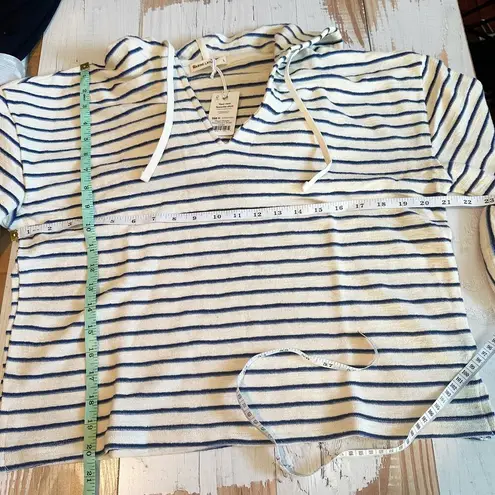 Marine layer  Playa Hoodie Stripe Sweater Top
Coastal Large Cotton Blend