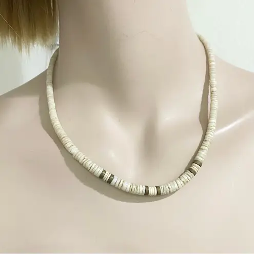 2 Natural Sea Shell Beads Boho Puka Shell Necklace