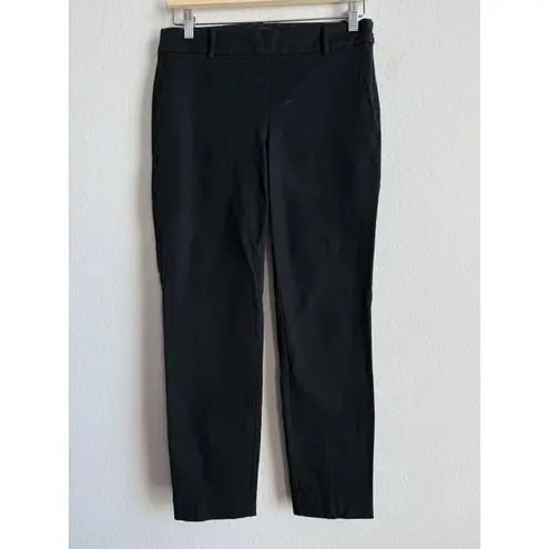 J. Crew Winnie Pant Women's Size 4 Black Stretch Crop Ankle Casual Preppy