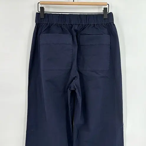 Everlane  Blue Organic Cotton Pull On Wide Leg Easy Pants Medium