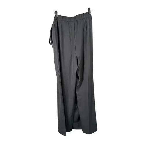 Halara High Waisted Tie Side Wide Leg Work Pants Grey NEW Womens Size Large