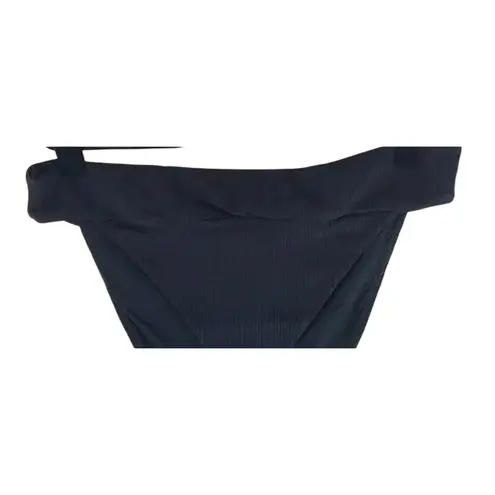 ANDIE NWT x Claire The Gold Coast Bikini Bottom Ribbed Stretch M Black #3834